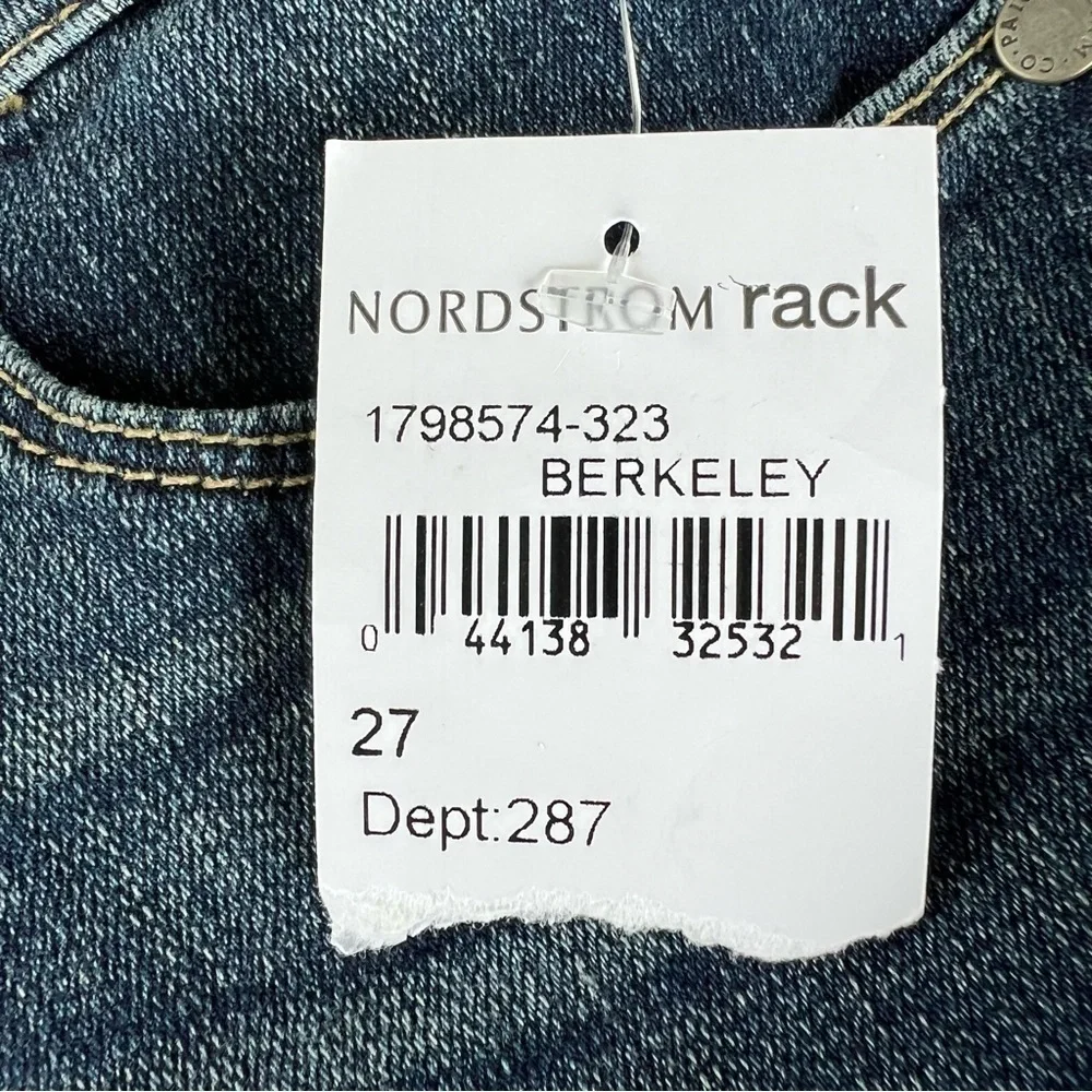 PAIGE Premium Denim Berkeley Denim Bermuda Knee Shorts Size 27 Stretch NWT